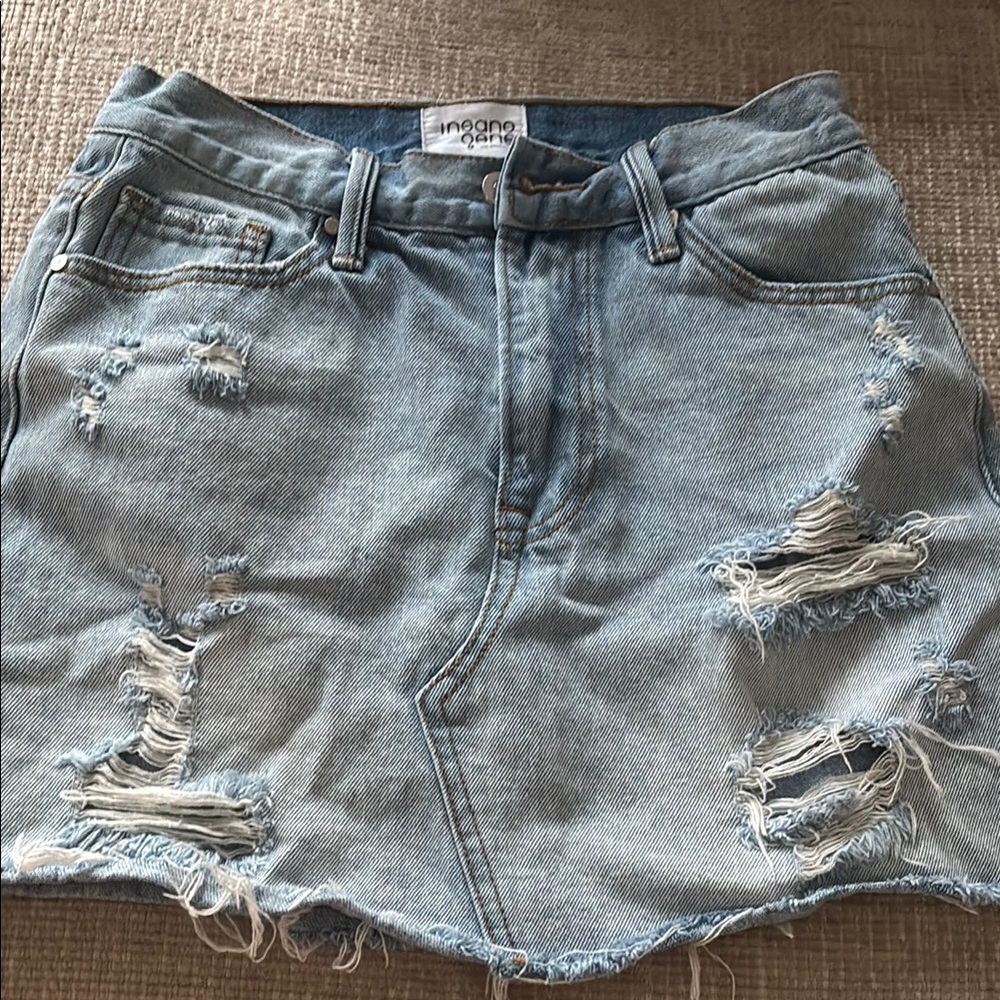 Jean Mini Skirt